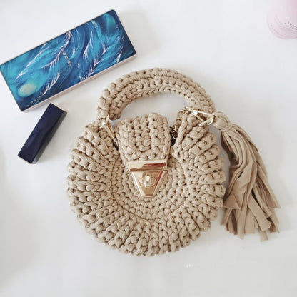 Bohemian Crochet Shoulder Bag - Angel Wishes