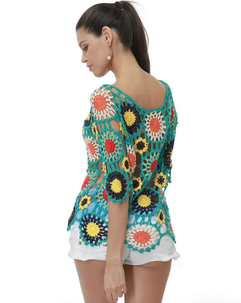 hollow-out beach cover-up Angel Wishes