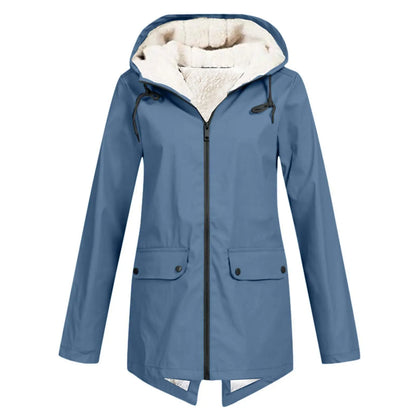 Shell Jacket European And American Autumn And Winter Outdoor Fleece Padded Coat Angel Wishes