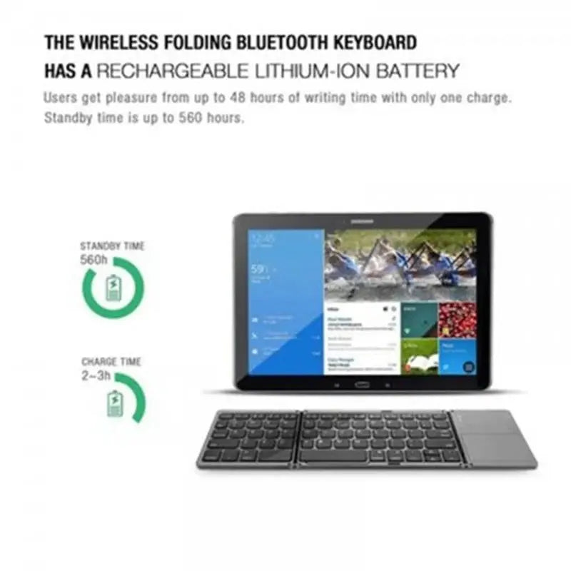 Folding Bluetooth Keyboard Angel Wishes