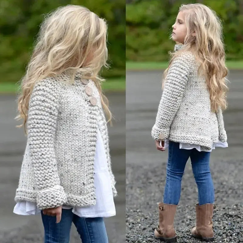 Girls cardigan sweater coat Angel Wishes