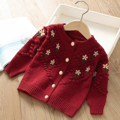 Girls' Fashion Knitted Cardigan Jacket Angel Wishes