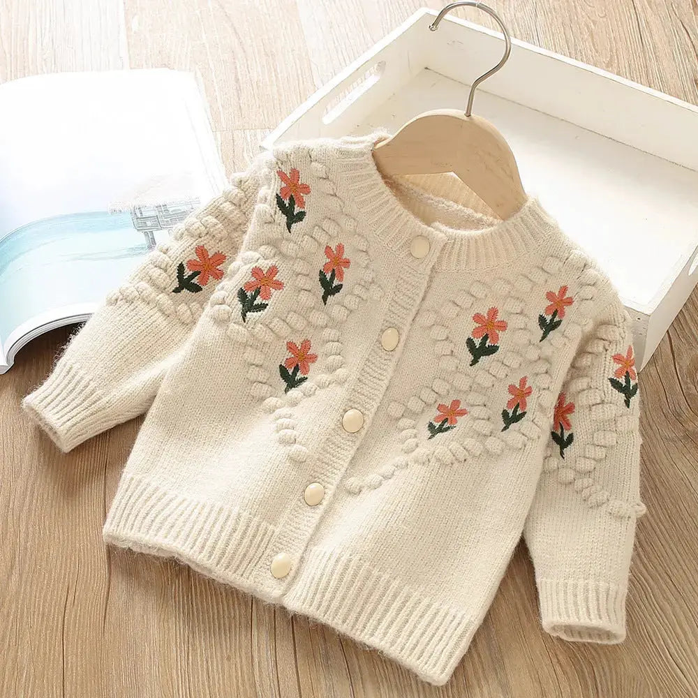 Girls' Fashion Knitted Cardigan Jacket Angel Wishes