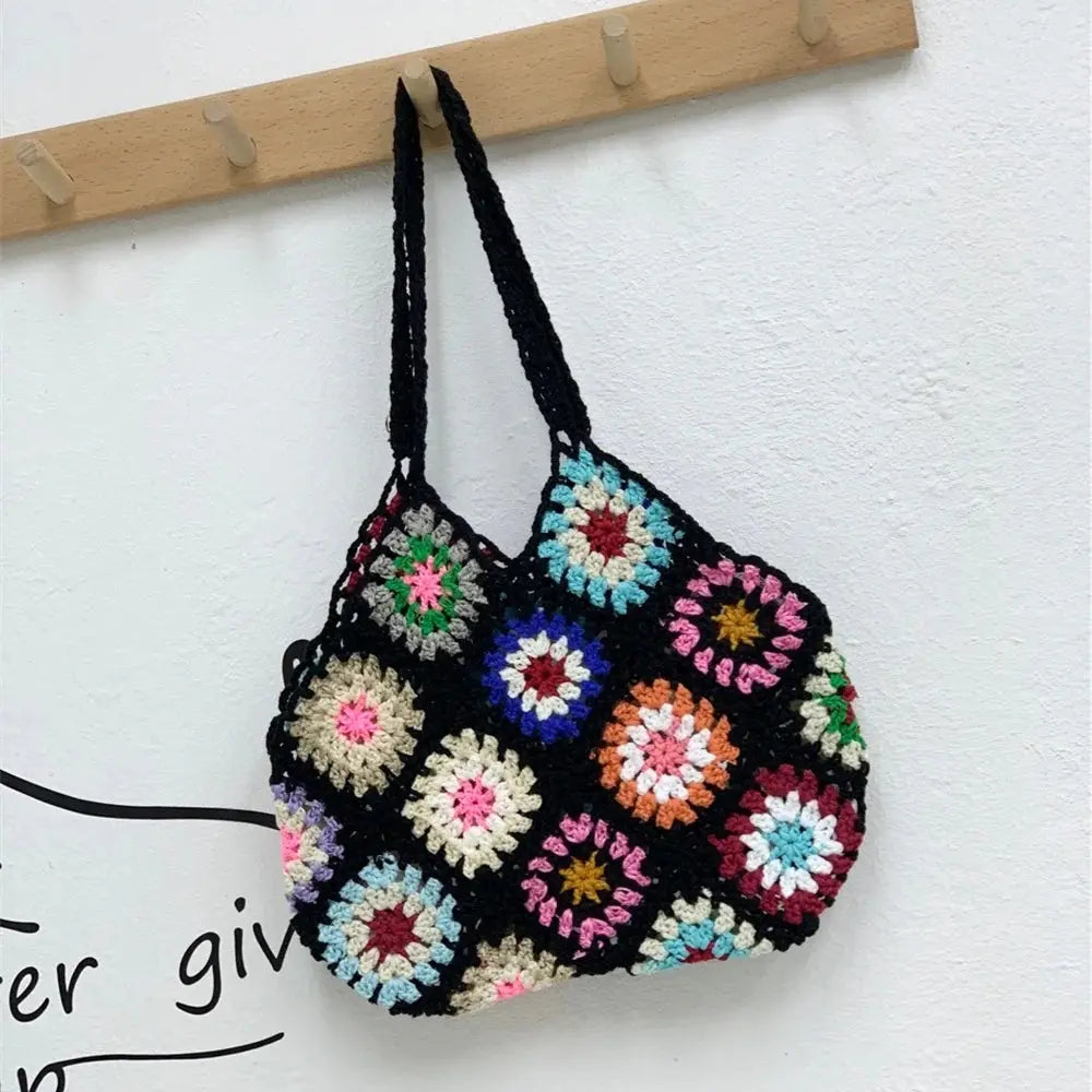 Crochet Flower Shoulder Bag Angel Wishes