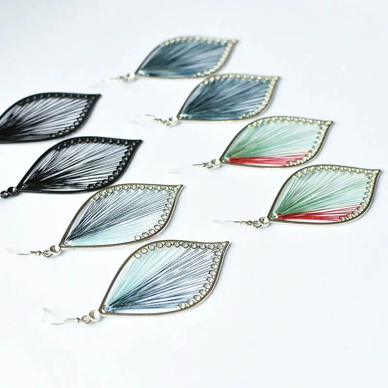 Handmade Leaf Earrings Angel Wishes