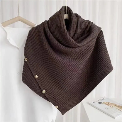 High-end Knitted Cape Shawl Blouse Angel Wishes