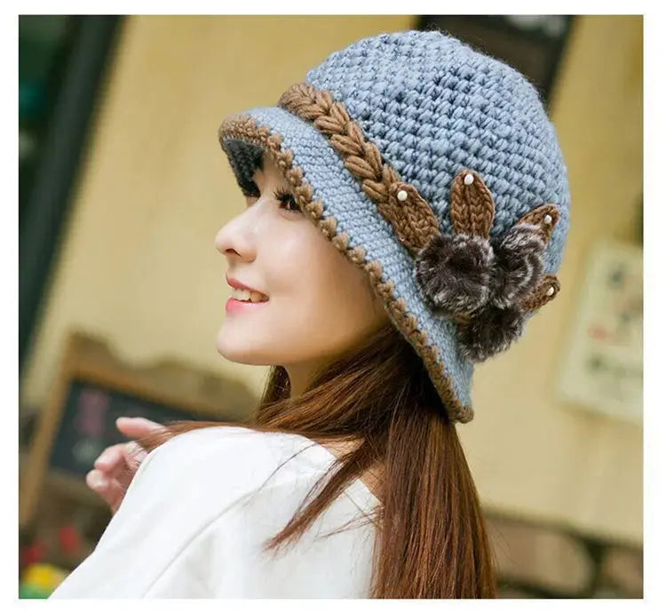 Fashionable Knitted Hat Angel Wishes