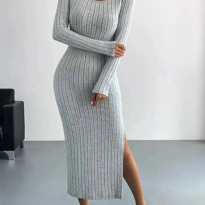 Knitted Long Dress Women's Clothing Angel Wishes