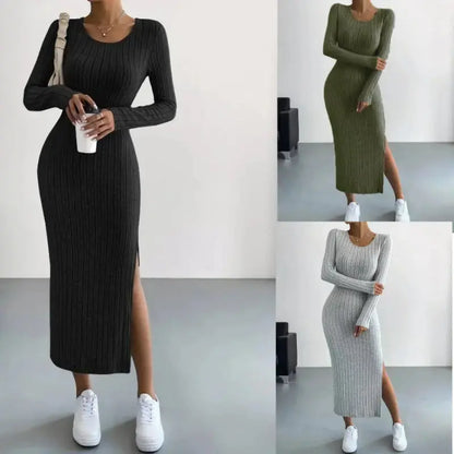 Knitted Long Dress Women's Clothing Angel Wishes