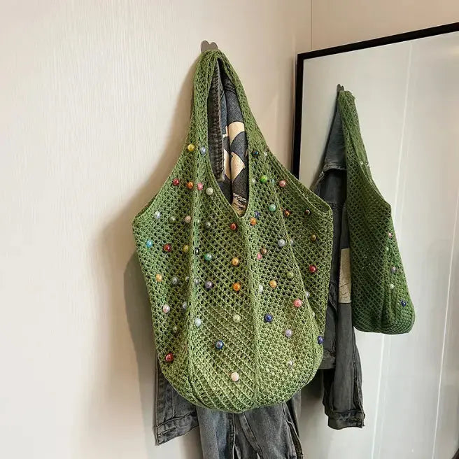 Hand Woven Tote Bag Angel Wishes