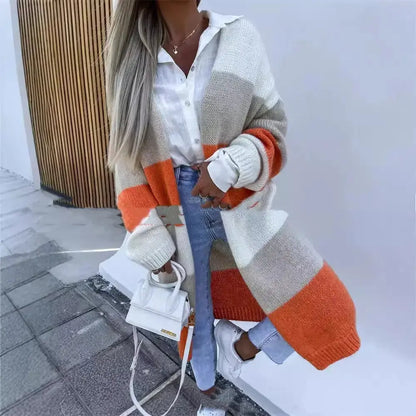 Loose Long Knitted Cardigan Coat Angel Wishes