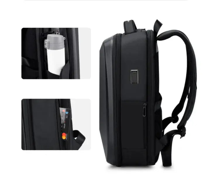 Men's Business Casual Password Lock Anti-theft Backpack Angel Wishes