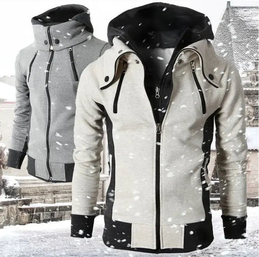 Men's Zip UP Hooded jacket Angel Wishes