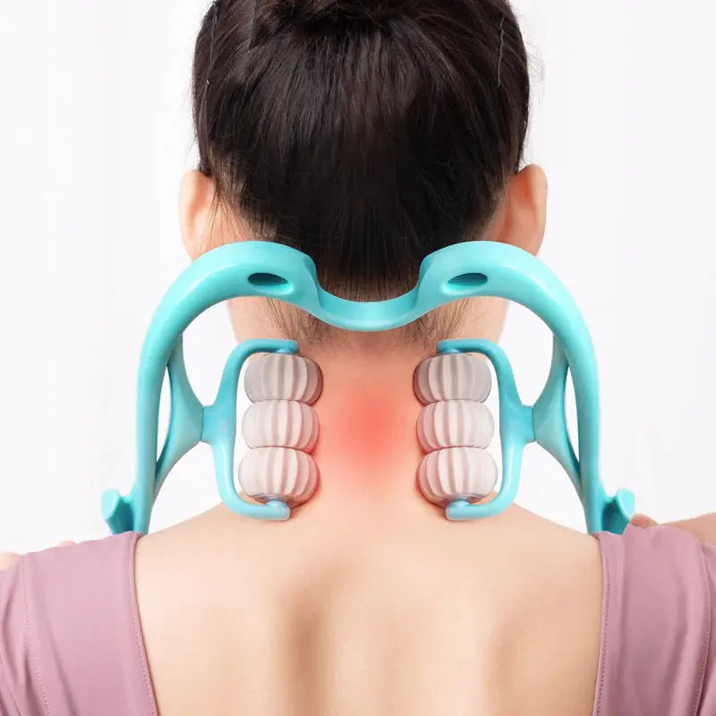 Multifunctional Manual Six-wheel Neck Massage Angel Wishes