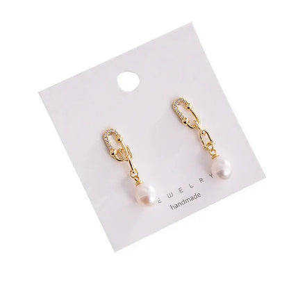 Natural Freshwater Pearl Fashionable Earrings Angel Wishes