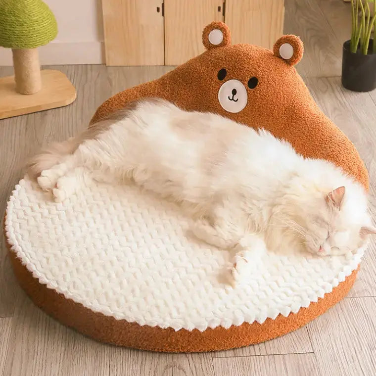 Nest Winter Sleeping With Cat Bed Mat Pet Supplies Angel Wishes