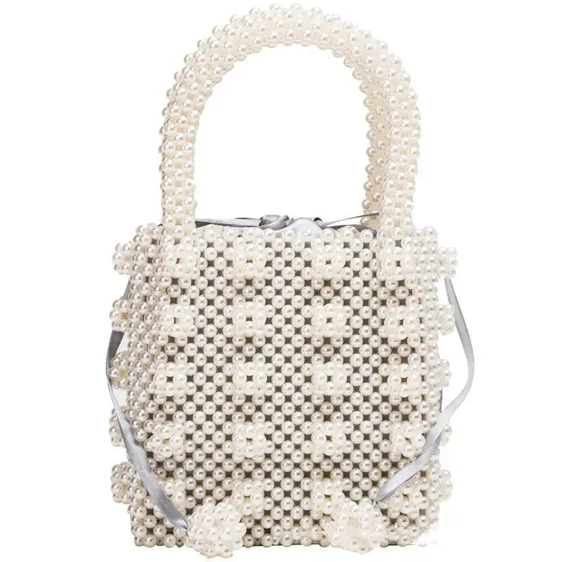 Pearl woven dinner bag Angel Wishes