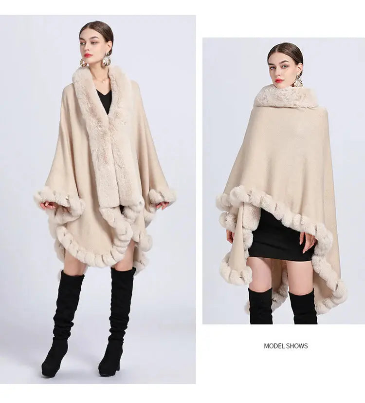 Irregular Oversized Knitted Shawl Cardigan Baggy Coat Angel Wishes