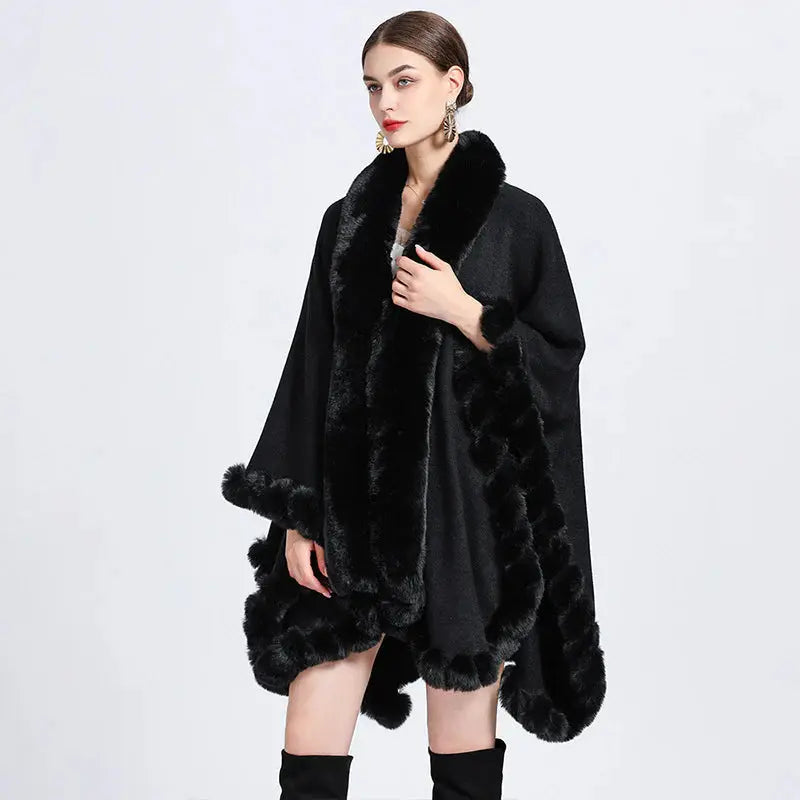 Irregular Oversized Knitted Shawl Cardigan Baggy Coat Angel Wishes