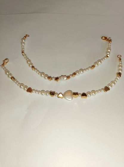 Stunning Pearl Bracelet Angel Wishes