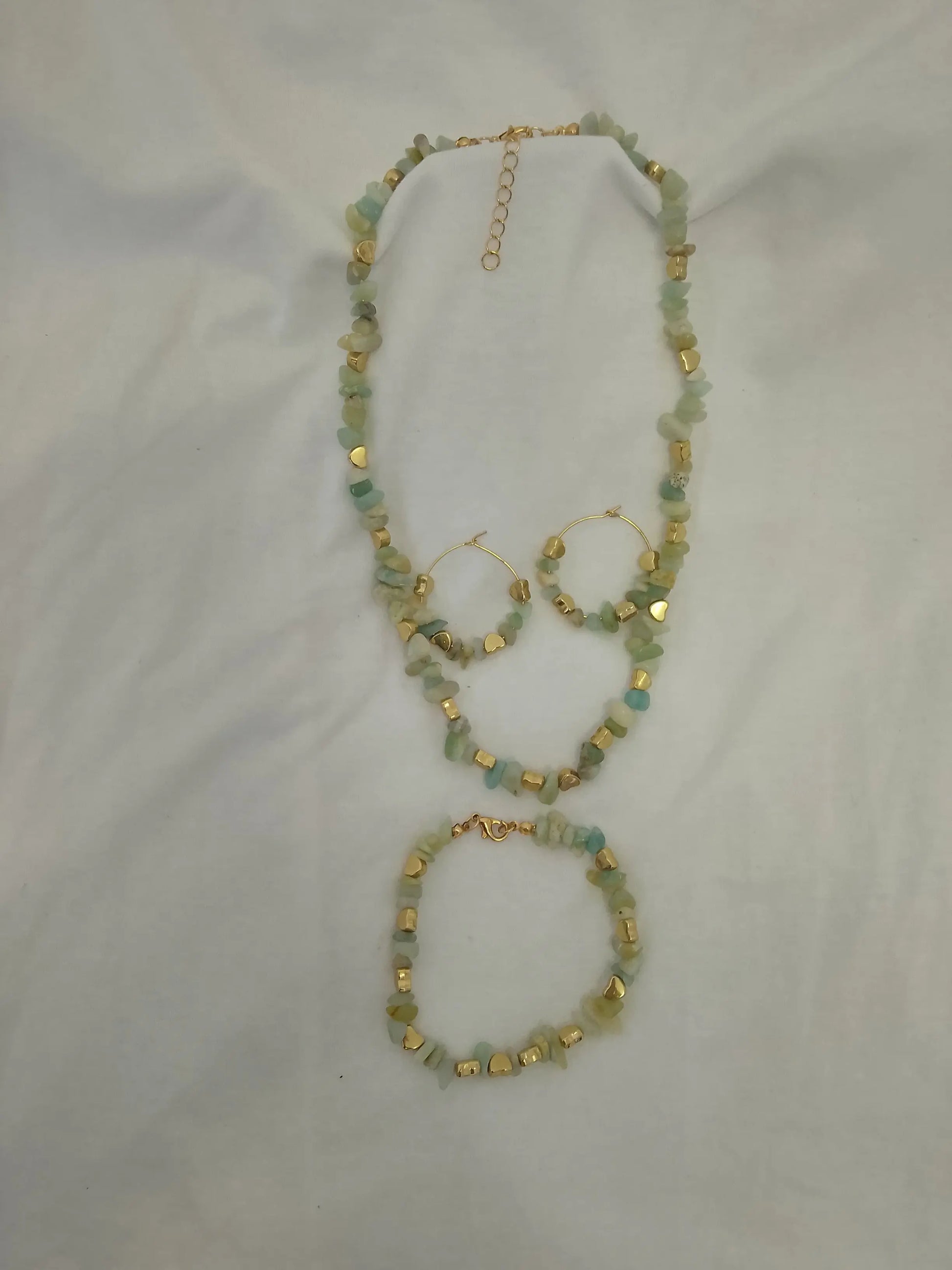 Beaded Handmade Jewelry Set Angel Wishes