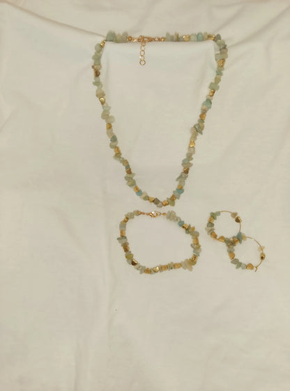 Beaded Handmade Jewelry Set Angel Wishes