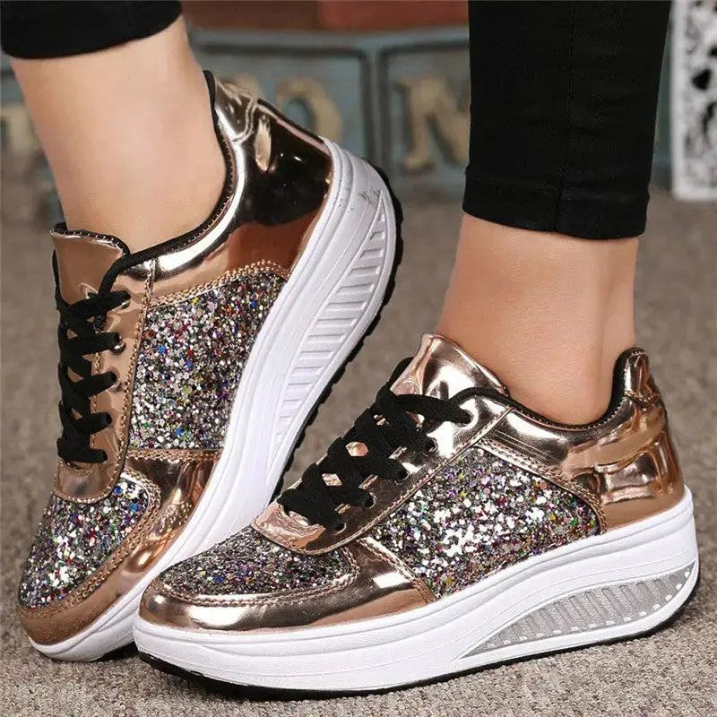 Sequin women's sneakers Angel Wishes