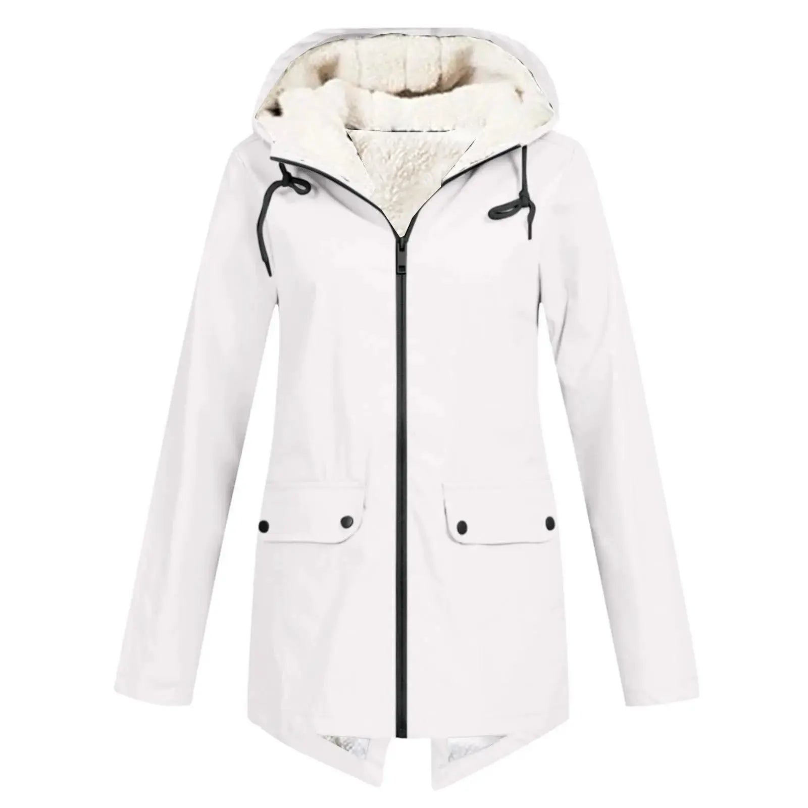 Shell Jacket European And American Autumn And Winter Outdoor Fleece Padded Coat Angel Wishes