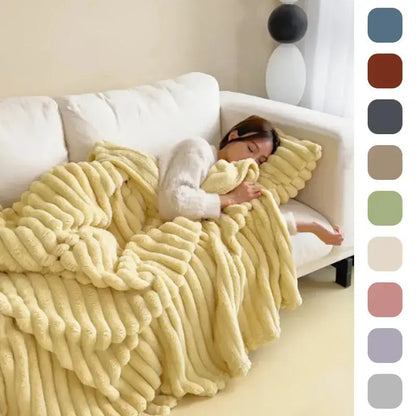 Soft Warm Bubble Velvet Blanket - Angel Wishes