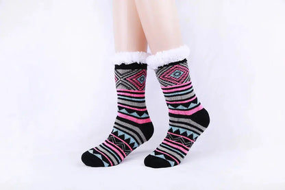 Thickened Non-slip Indoor Knitted Woolen Socks Angel Wishes