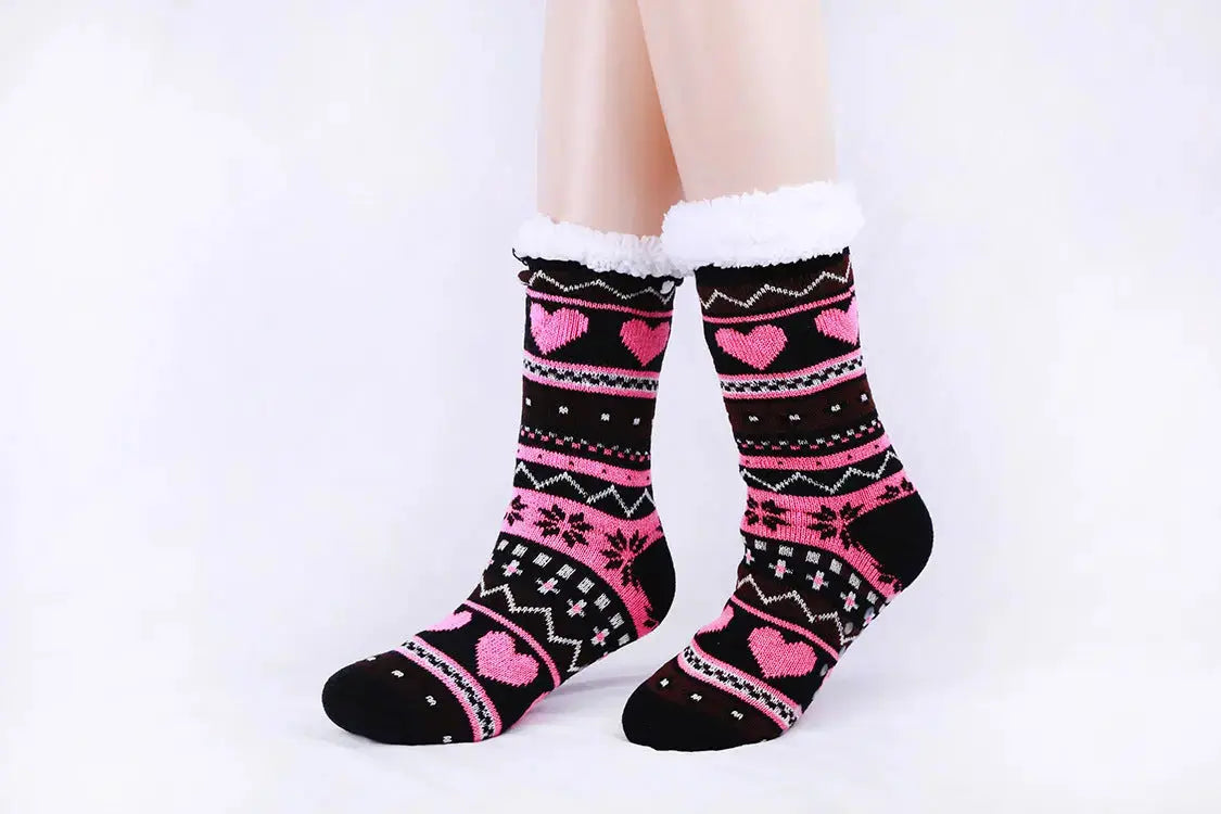 Thickened Non-slip Indoor Knitted Woolen Socks Angel Wishes