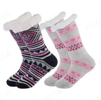 Thickened Non-slip Indoor Knitted Woolen Socks Angel Wishes