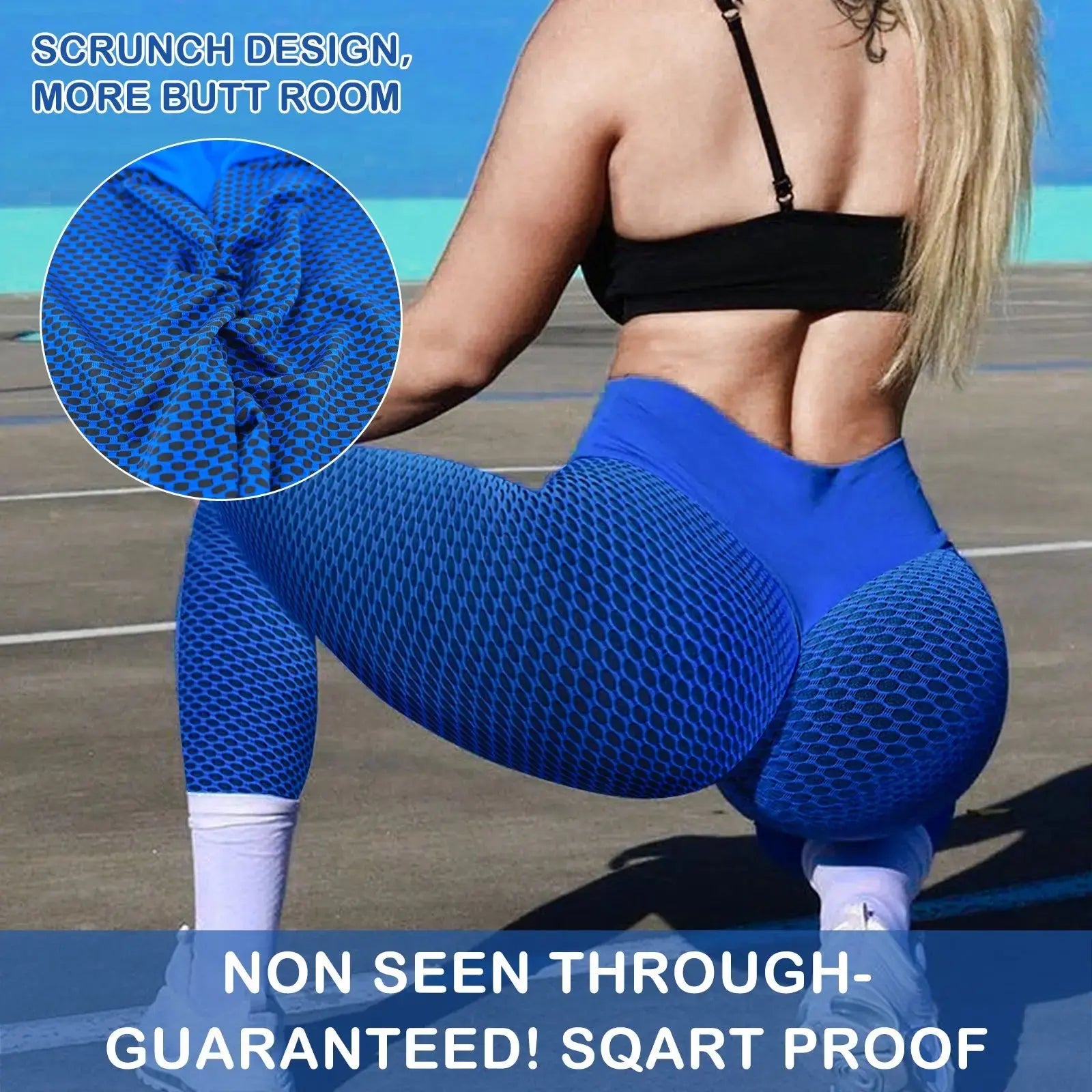 TIK Tok Leggings Women Butt Lifting Workout Tights Plus Size Sports High Waist Yoga Pants Angel Wishes