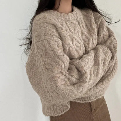 Twisted Round Pullover Angel Wishes