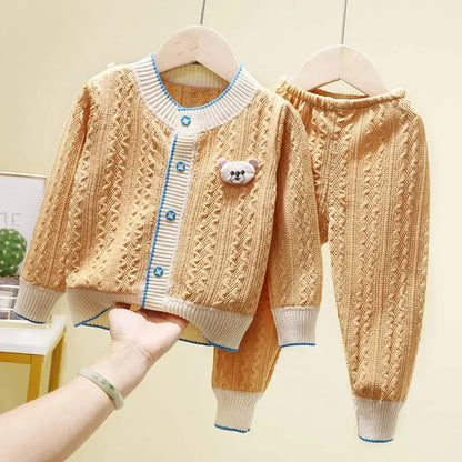 Two-piece Cardigan Jackets For Boys And Girls Angel Wishes