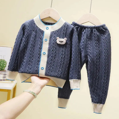 Two-piece Cardigan Jackets For Boys And Girls Angel Wishes