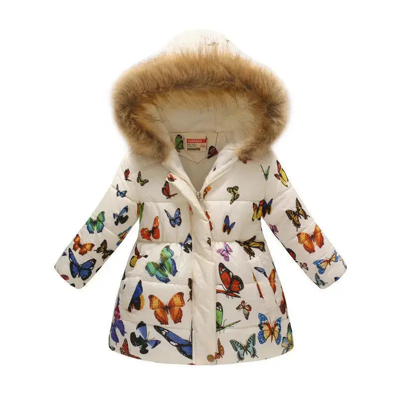 Winter Child Jackets Cotton Padded Coat Angel Wishes