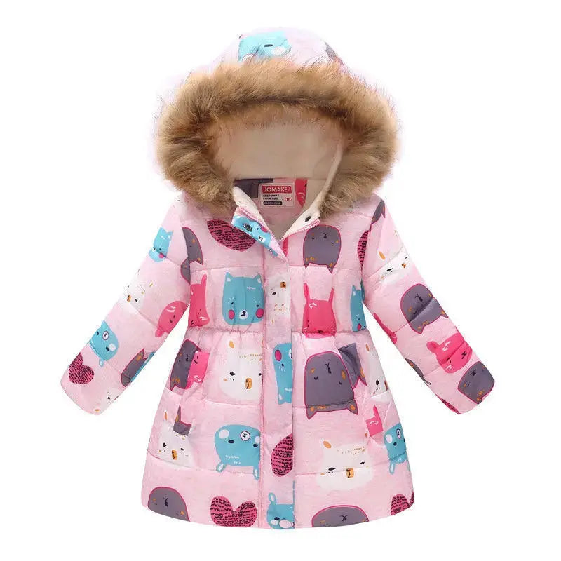 Winter Child Jackets Cotton Padded Coat Angel Wishes