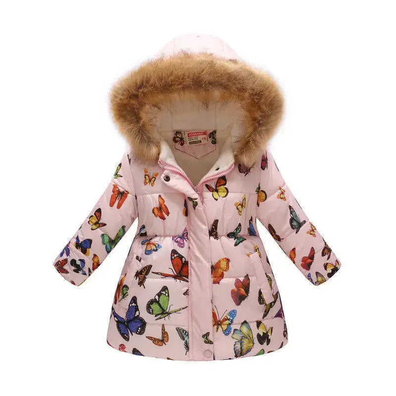 Winter Child Jackets Cotton Padded Coat Angel Wishes