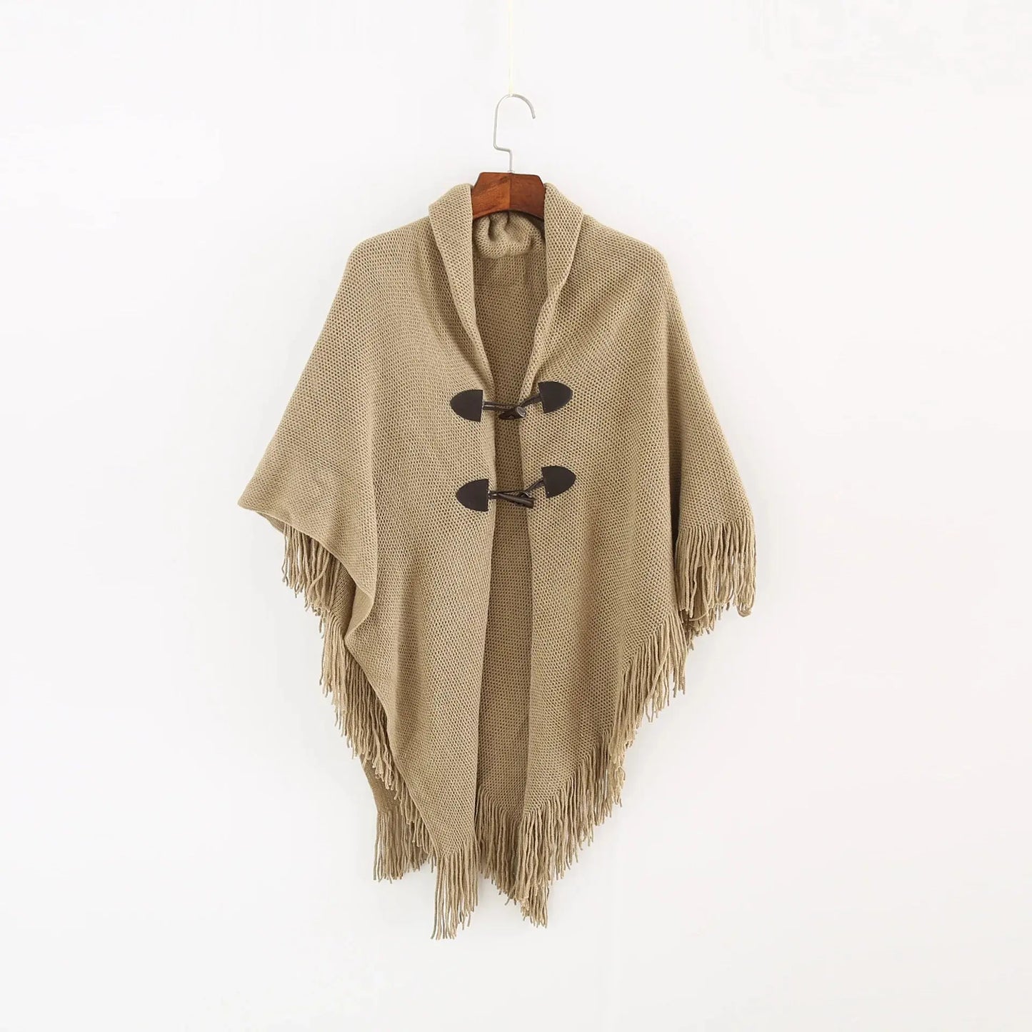 Loose Knitted Kimono Poncho Shawl Cardigan Angel Wishes