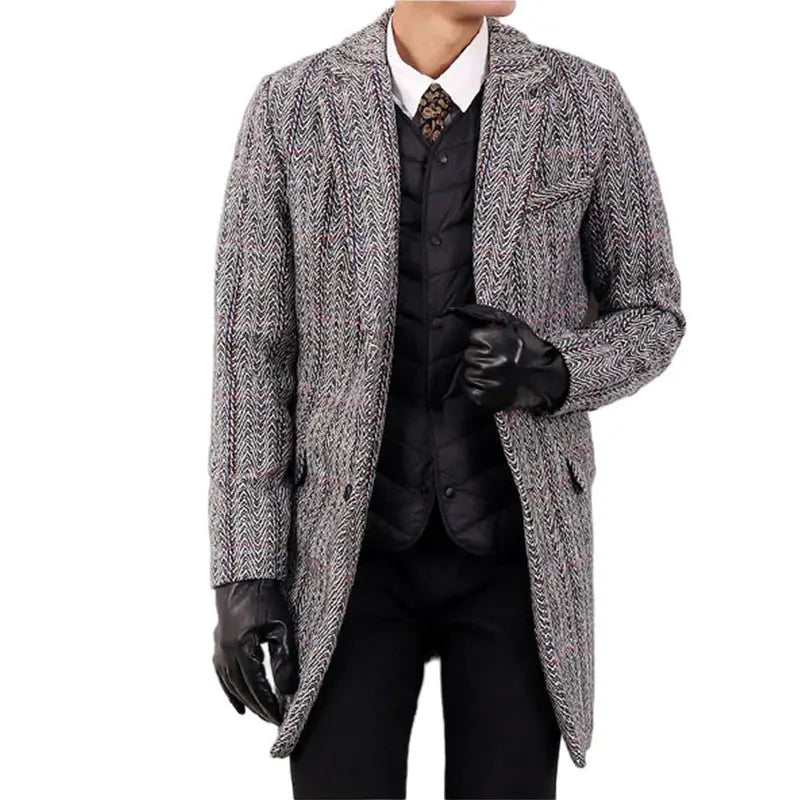 Winter Men's Thickened Coat Angel Wishes