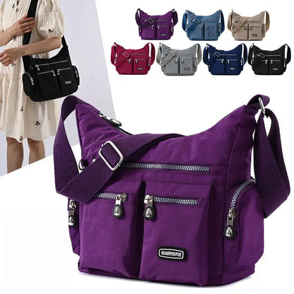 Women Shoulder Bag Multiple Pockets Waterproof Crossbody Bags Angel Wishes