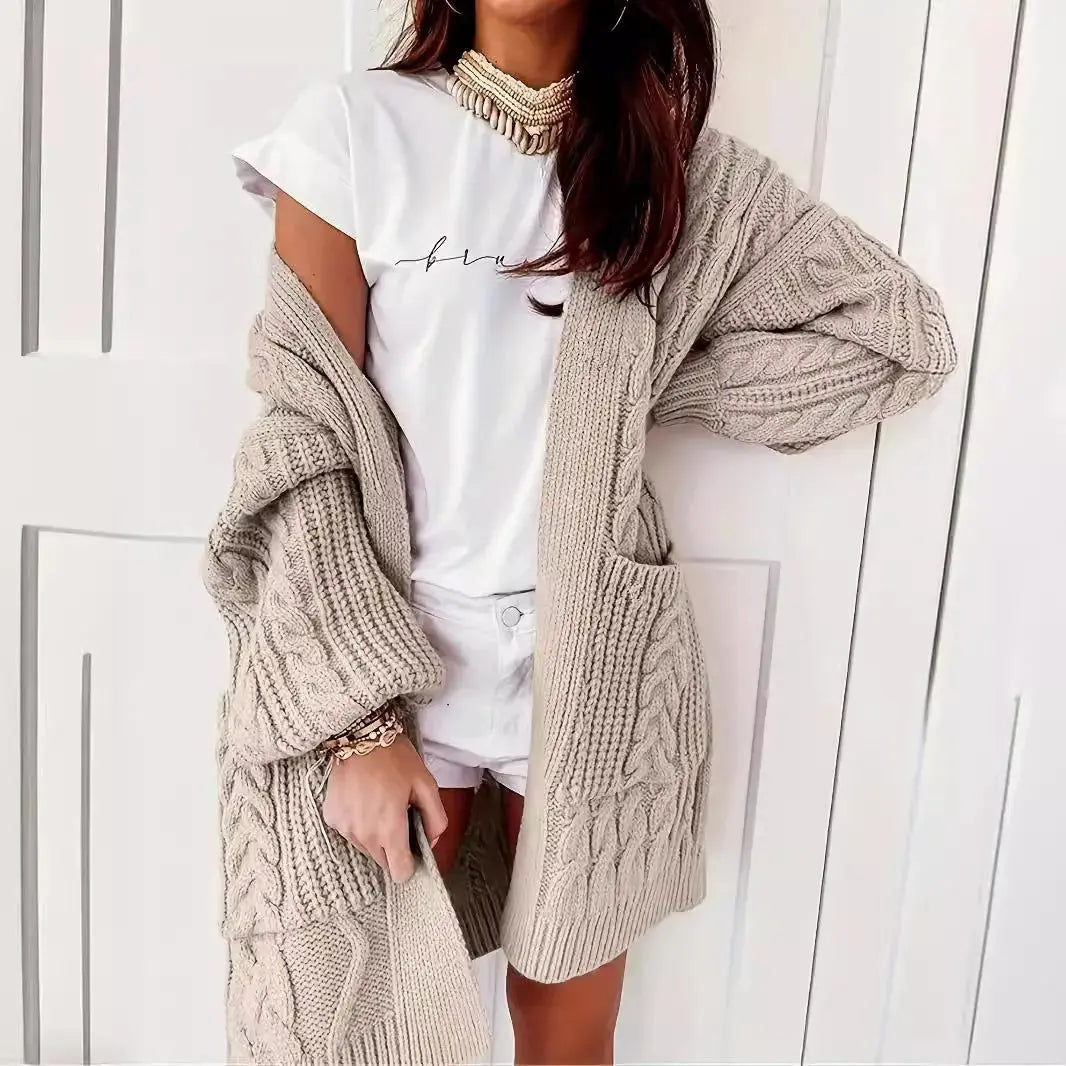 Women's Casual Knitted Cardigan Angel Wishes