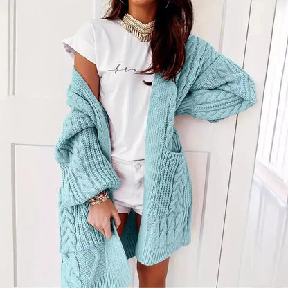 Women's Casual Knitted Cardigan Angel Wishes