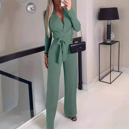 Women's Fashion Personality Solid Color Jumpsuit Angel Wishes