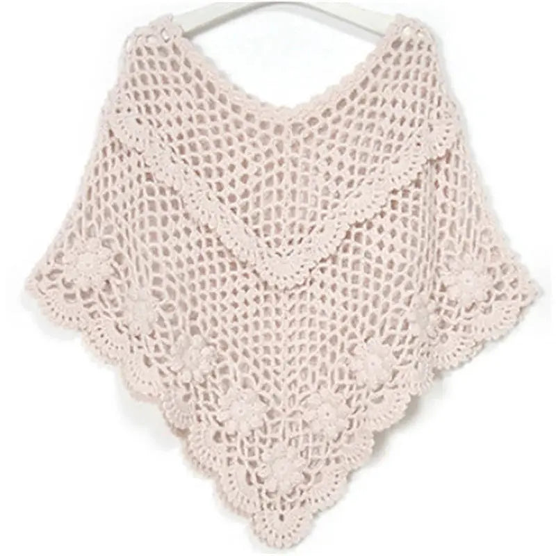 Crochet Hollow Shawl Angel Wishes