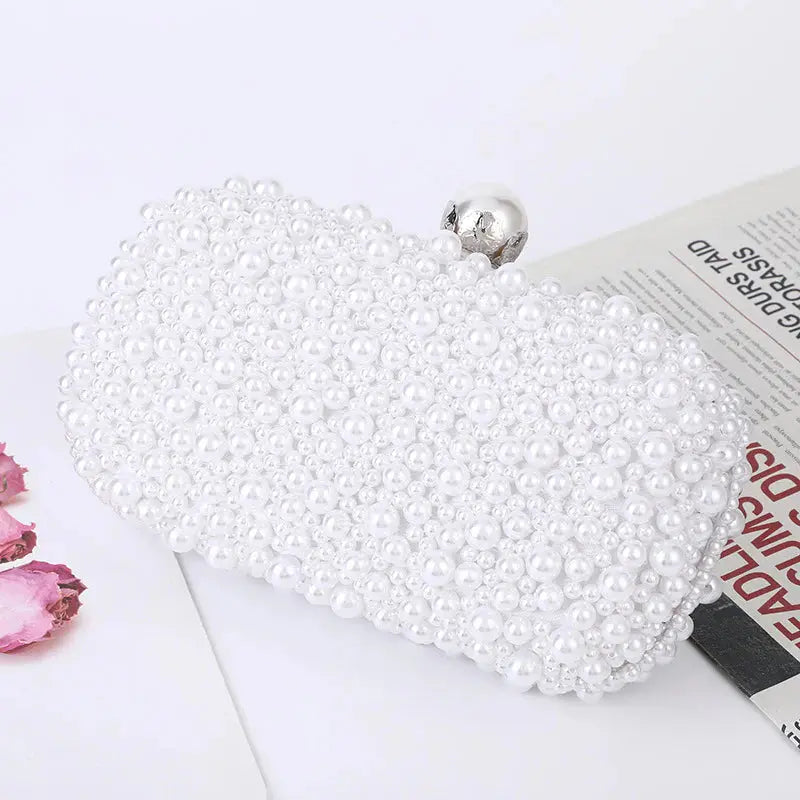 Pearl Dinner Clutch Bag Angel Wishes