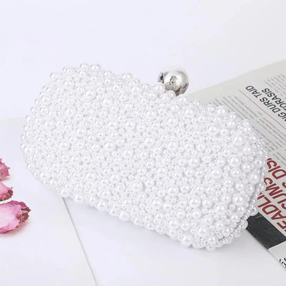 Pearl Dinner Clutch Bag Angel Wishes