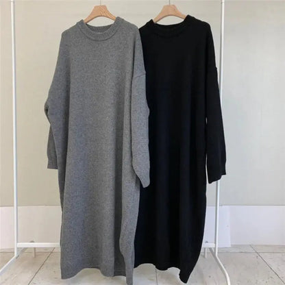 Women's Fashion Long-sleeved Knitted Dress Angel Wishes