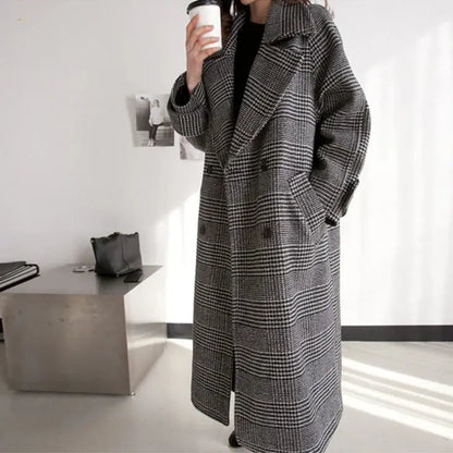 Women's Thick Woolen Winter Coat Angel Wishes